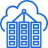 Reliable web hosting server infrastructure for website development and online presence.